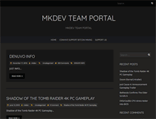 Tablet Screenshot of mkdev.info